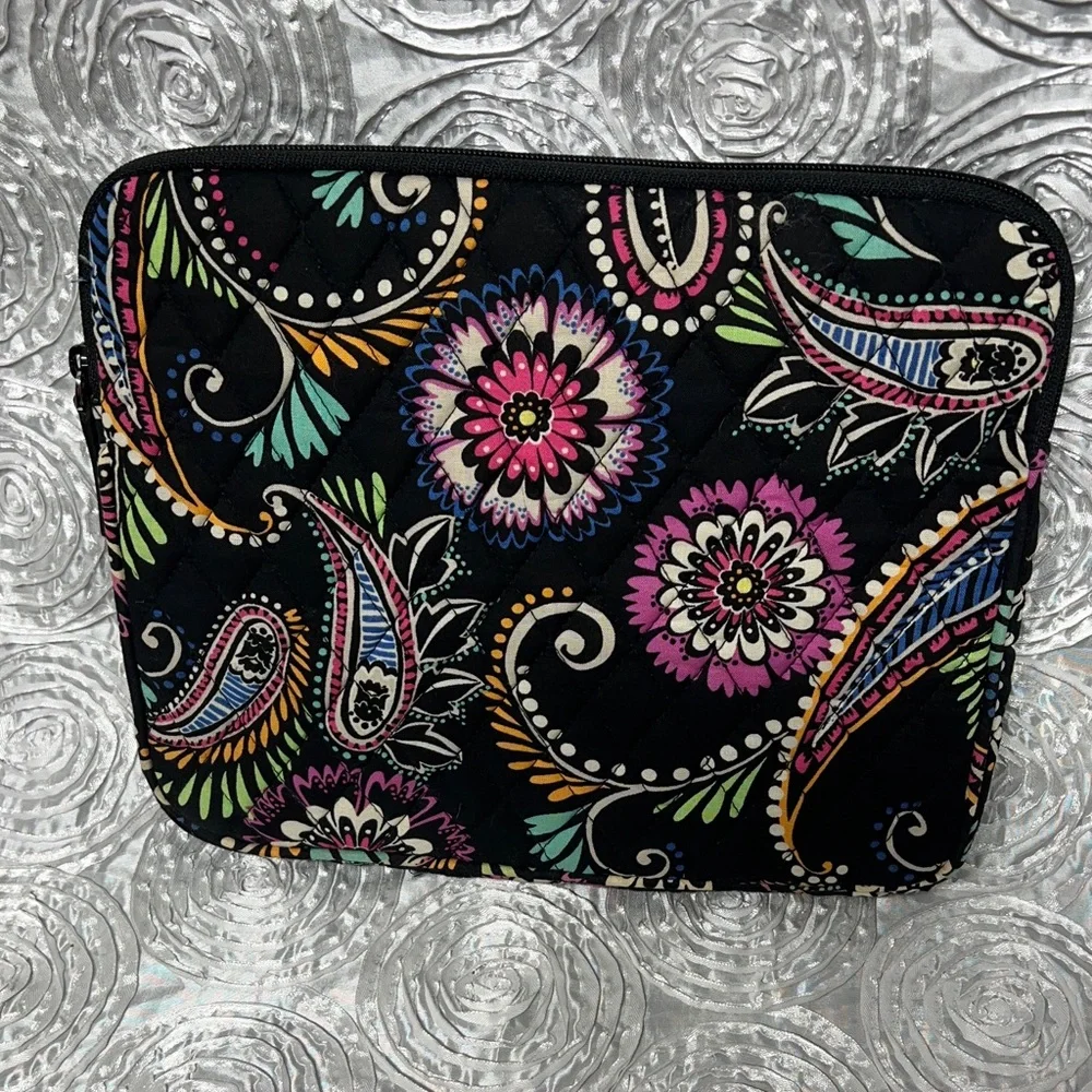 Vera Bradley Floral Paisley Quilted Pouch for IPad